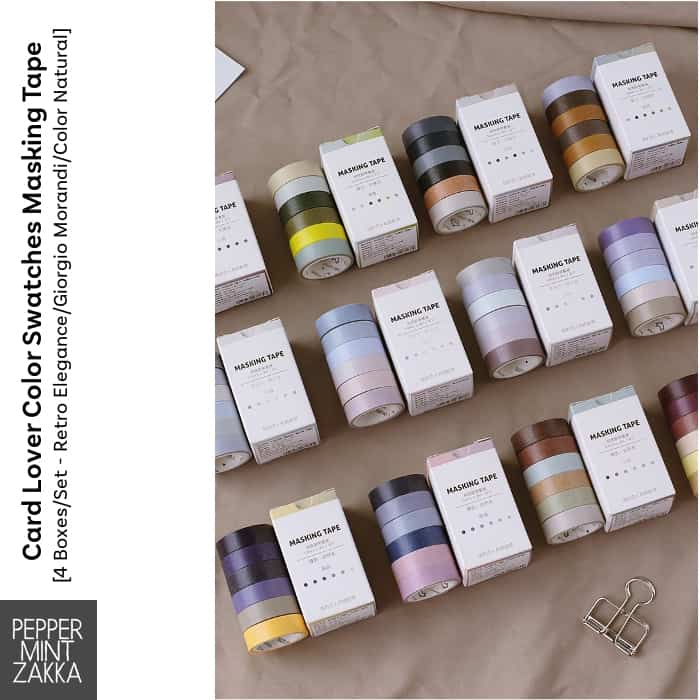 Card Lover Color Swatches Masking Tape