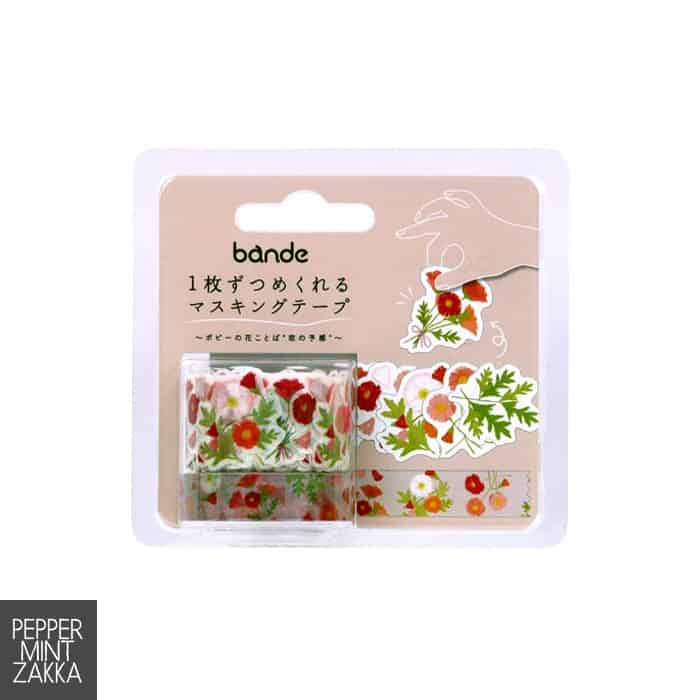 Bande Flower language series masking roll sticker